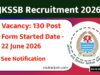 JKSSB RECRUITMENT 2026