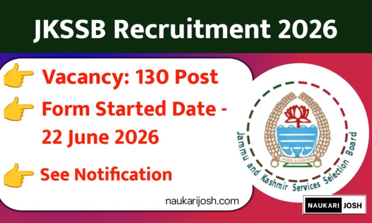 JKSSB RECRUITMENT 2026
