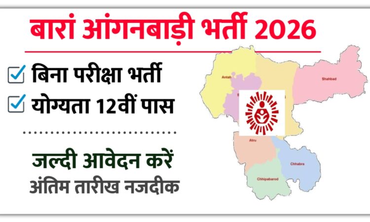 Baran Anganwadi Bharti 2026